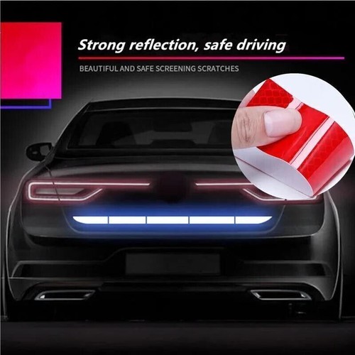 35.2"Green Trunk Reflective Stripe Sticker High-Intensity Night Visibility Decal - Picture 6 of 11