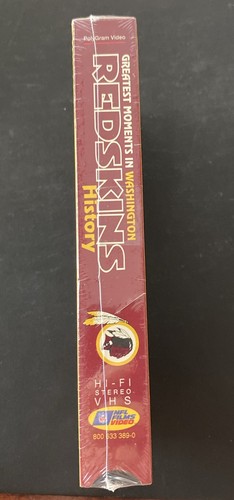 Greatest Moments in Washington Redskins History 1994 VHS New Sealed Sports - Picture 2 of 5