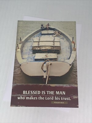 Hallmark DaySpring Nautical Birthday Card: Bless Make Lord His Trust Psalm 40:4