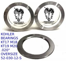 2 CRANKSHAFT BEARINGS FIT KOHLER KT17 M18 KT19 M20 MV16 MV18 MV20 # 52-030-12-S