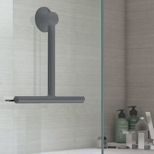 Tergivetro In Acciaio Inossidabile Con Lama Silicone - Per Doccia, Finestre E Auto, Design Color Bronzo