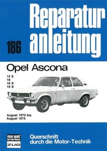 Opel Ascona A 1970-75 Repair manual Repair book/handbook/maintenance