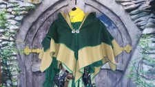 Fantasy Elven Cape, Cotton Canvass, Ren Faire, LARP, SCA, Wicca, One Size