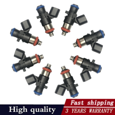 8PCS Fuel Injectors Supercharged For 2009-2015 Cadillac CTS-V 6.2L V8 12598646