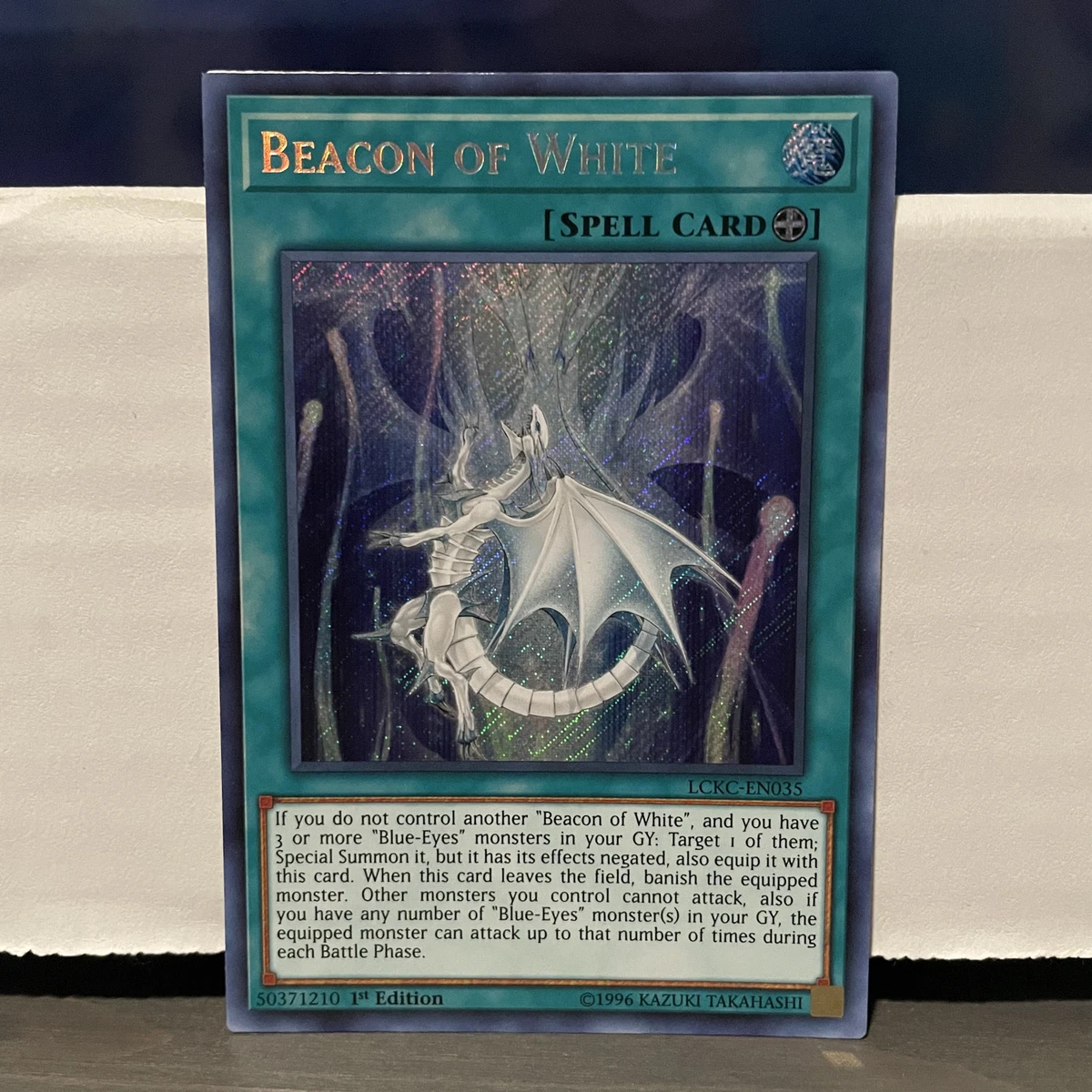 1ST EDITION BEACON OF WHITE 1996 LCKC-EN035 YUGIOH CARD | eBay