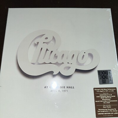 Chicago at Carnegie Hall 1971 (LP Vinyl, 2022)