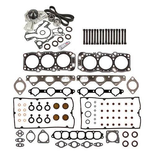 Head Gasket Set Timing Belt Kit Water Pump Fit 9199 Mitsubishi Dodge 6G7 G1N