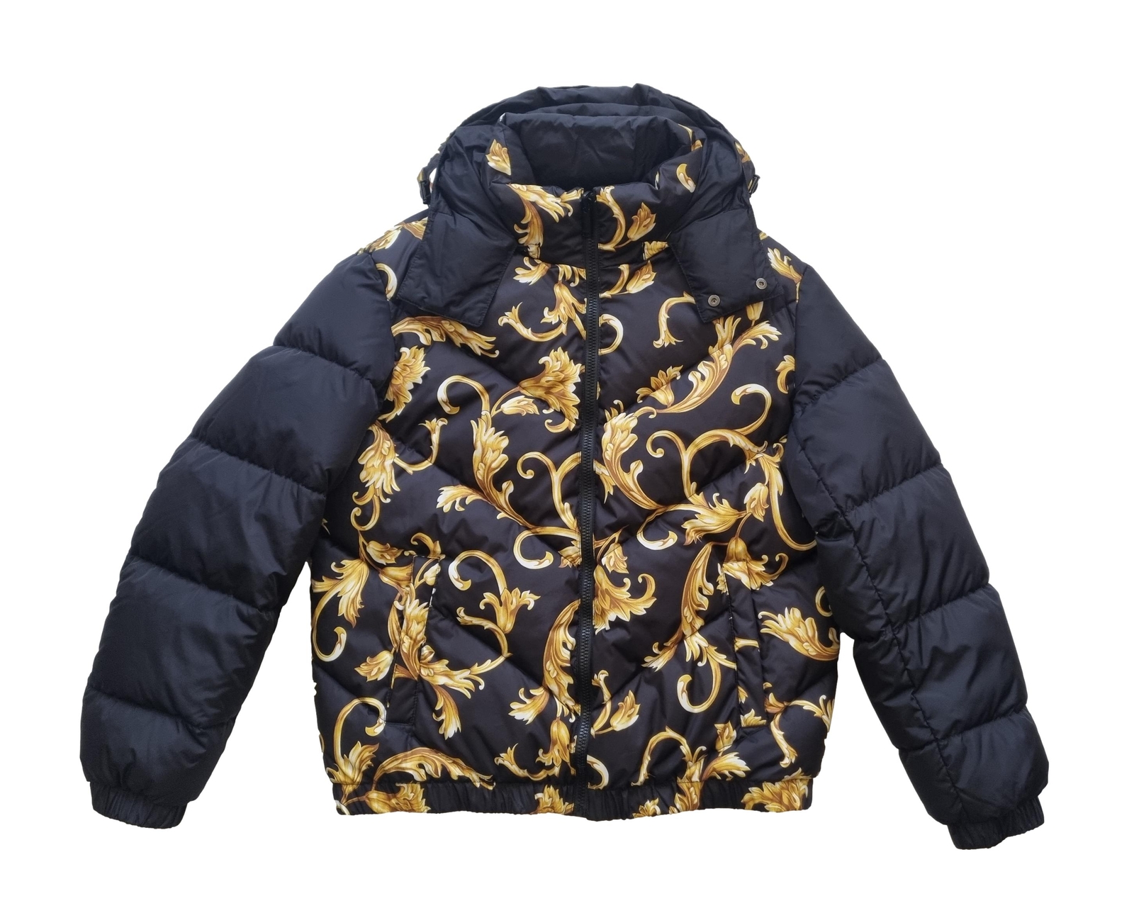 Versace giubbotto piumino reversibile uomo 1002751 неро талья 48 217890₽