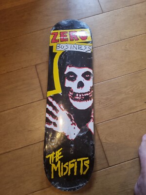 Zero x Misfits 'Zero Business' Skateboard Deck 8.0'' Neu 2nd Edition Limited 300