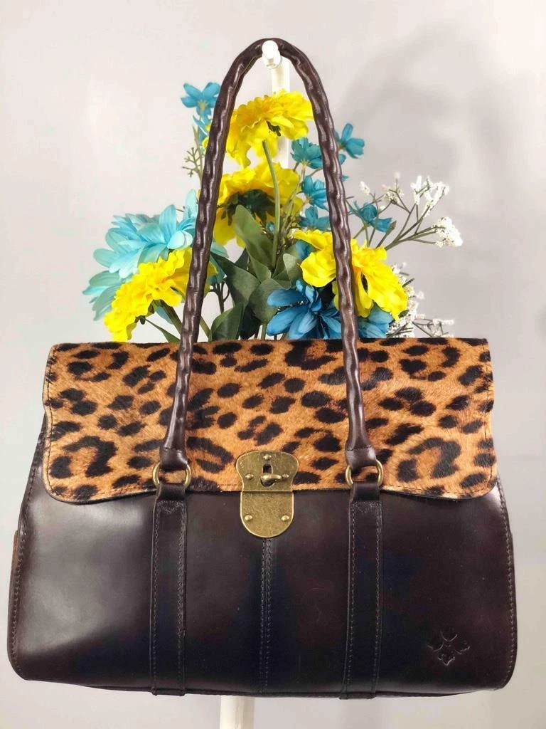 Patricia nash online leopard handbag