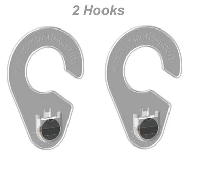 2 Hook & Magnet to use with any of our MirorTag models Handicap Placard Holders