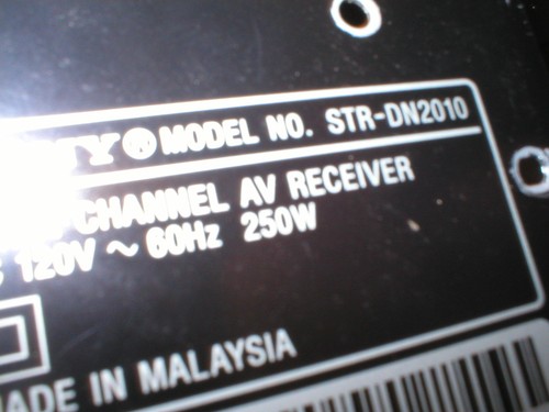 Sony Model STR-DN2010 Power Cord With Metal Back - Bild 3 von 4