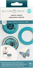 New BUTTON PRESS INSERT CIRCLE Large Makes 58mm DIY Pins We R Memory Keepers NIB