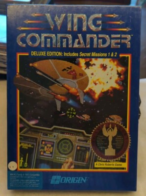 Wing Commander - Deluxe Edition (PC 1991) - Super Rare - Sealed