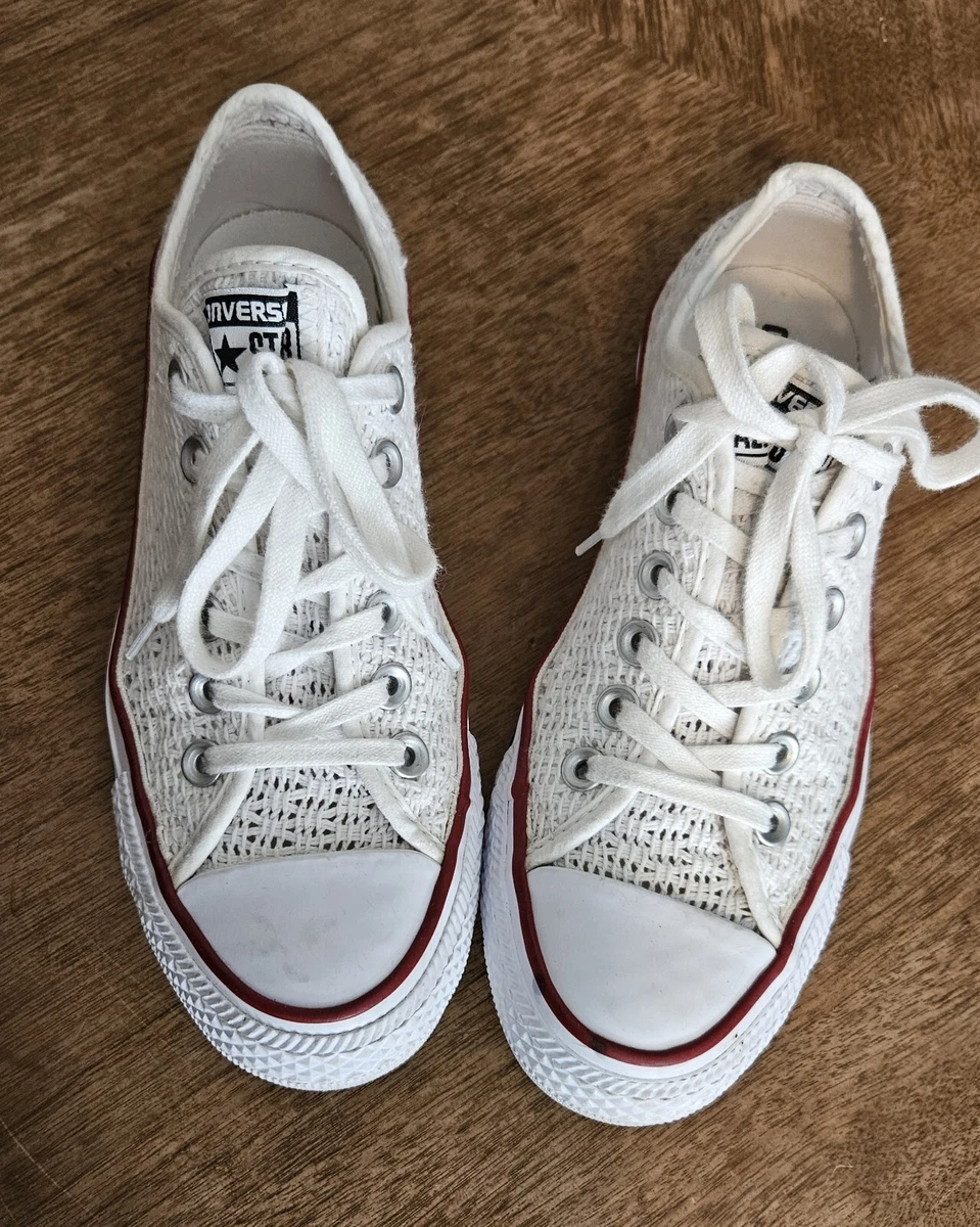 Mesh converse shop white