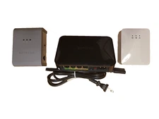 Netgear Powerline Kit:  XAV1004 (4-port), XAV2001 (1-port) and XAV101 (1-port)