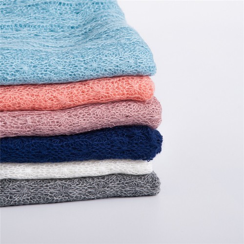 Mohair Wrap Set Baby Props for Infant Photos Newborn Girls Outfit - Picture 4 of 12