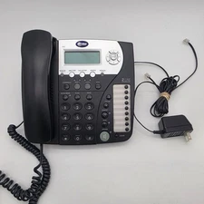 AT&T 992 Two Line Corded Speakerphone Caller ID Tested Working Office Phone