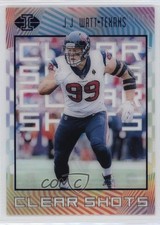 2019 Panini Illusions Clear Shots Blue 221/299 JJ Watt #CS-JW 4f5