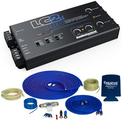 Stinger 4GA Amp Wiring Kit with AudioControl LC2i-PRO - 1200W