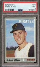1970 Topps #396 Steve Blass PSA 9 Pirates *INVAJ3371