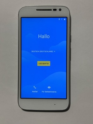 Smartphone Motorola MOTO G Modell GT1602 - 16GB - Weiß (Ohne Simlock) 