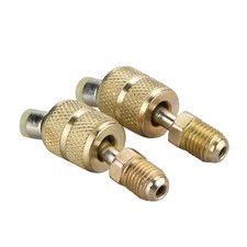 2 R410A Charging Vacuum Port Adapter Split Air Conditioner Brass Converter H