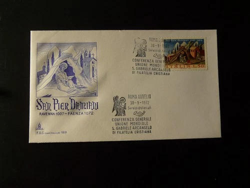 religion San Pier Damiani FDC Italy 1972 (1)