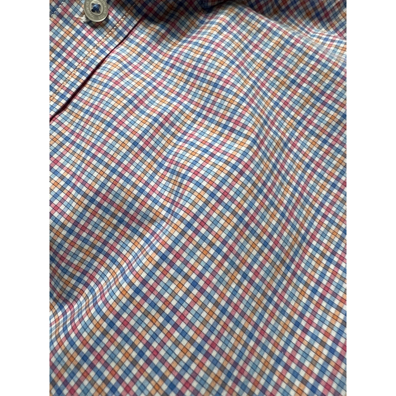 Southern Tide Checked Button Down Med - image 3