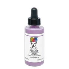 Dina Wakley Media Gloss 2oz Dropper Style-Lavender - 5A002FRM-1H8C3