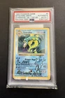 1999 Pokémon Gyarados HL - 1st Edition Authentic Auto Mitsuhiro Arita Sketch PSA