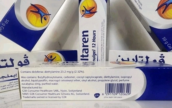 3 Piezas X Voltaren Emulgel 50g Fuerte Alivio del Dolor Gel Local durante 12 horas Foto 3 de 3