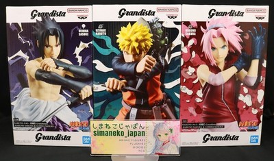 ONEBOX_MAGIC Naruto Figure Naruto 72 series + Sakura & Sasuke Grandista Set of 3
