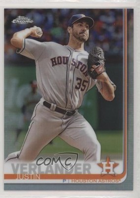 2019 Topps Chrome Refractor Justin Verlander #28 6ns
