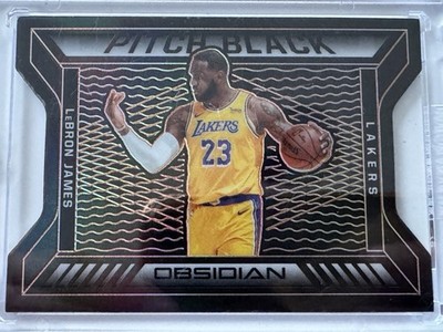 LeBron James 2020-21 Obsidian Pitch Black 07/35 