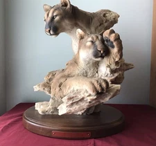 Mill Creek Studio The Lair Mountain Lion Sculpture Figurine