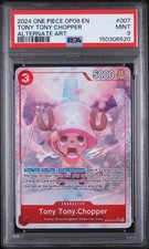 2024 One Piece Op08-Two Legends #007 Tony Tony Chopper Alternate Art PSA 9