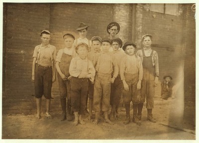 Lewis Hine Cotton Mill Workers Alabama 1910 Vintage Photo Reprint