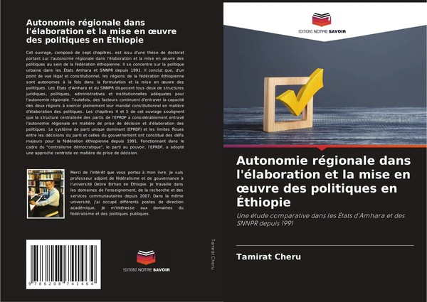 Tamirat Cheru | Autonomie RéGionale Dans L'éLaboration Et La Mise En ¿Uvre...-image