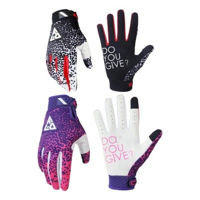 Breathable Motorcycle Gloves Full Finger Design Light Weight for Grip Control