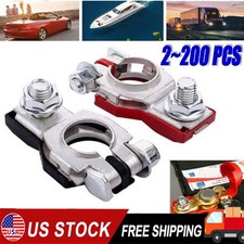Battery Terminal Connector Top Post Positive Negative Heavy Duty Universal lot