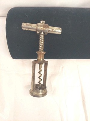 Vintage Graef & Schmidt Germany Mechanical Corkscrew Wine Bottle Opener Metal-gg