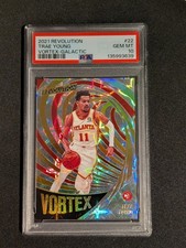 Trae Young 2021-22 Panini Revolution Vortex Galactic SP PSA 10