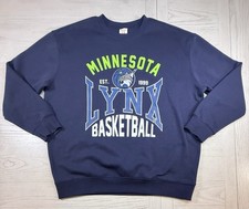 Ultra Game Minnesota Lynx WNBA Crew Neck Sweatshirt - Size Large New