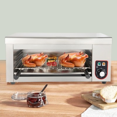Salamander Broiler Fast Heating Toaster Oven 1500W Grid Electric Cheese Melter