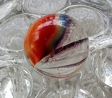 11/16" Master Marble Rare Com. Tiger Eye In Wet Mint Condition.