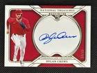 2025 Panini National Treasures - DYLAN CREWS auto rookie /75 - Nationals