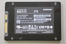 Samsung 850 EVO Series 2TB Internal 2.5" SATA SSD MZ-75E2T0 80%-89% Health