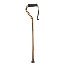 drive Bronze Aluminum Offset Handle Cane 30 to 39" Height