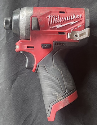 Milwauke 2553-20 M12 FUEL 1/4 in Hex Impact Driver - Red